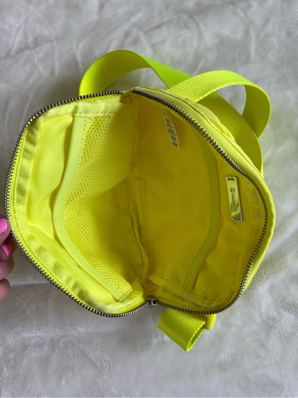 lululemon athletica Neon Yellow Mini Crossbody Pouch - Picture 3 of 3